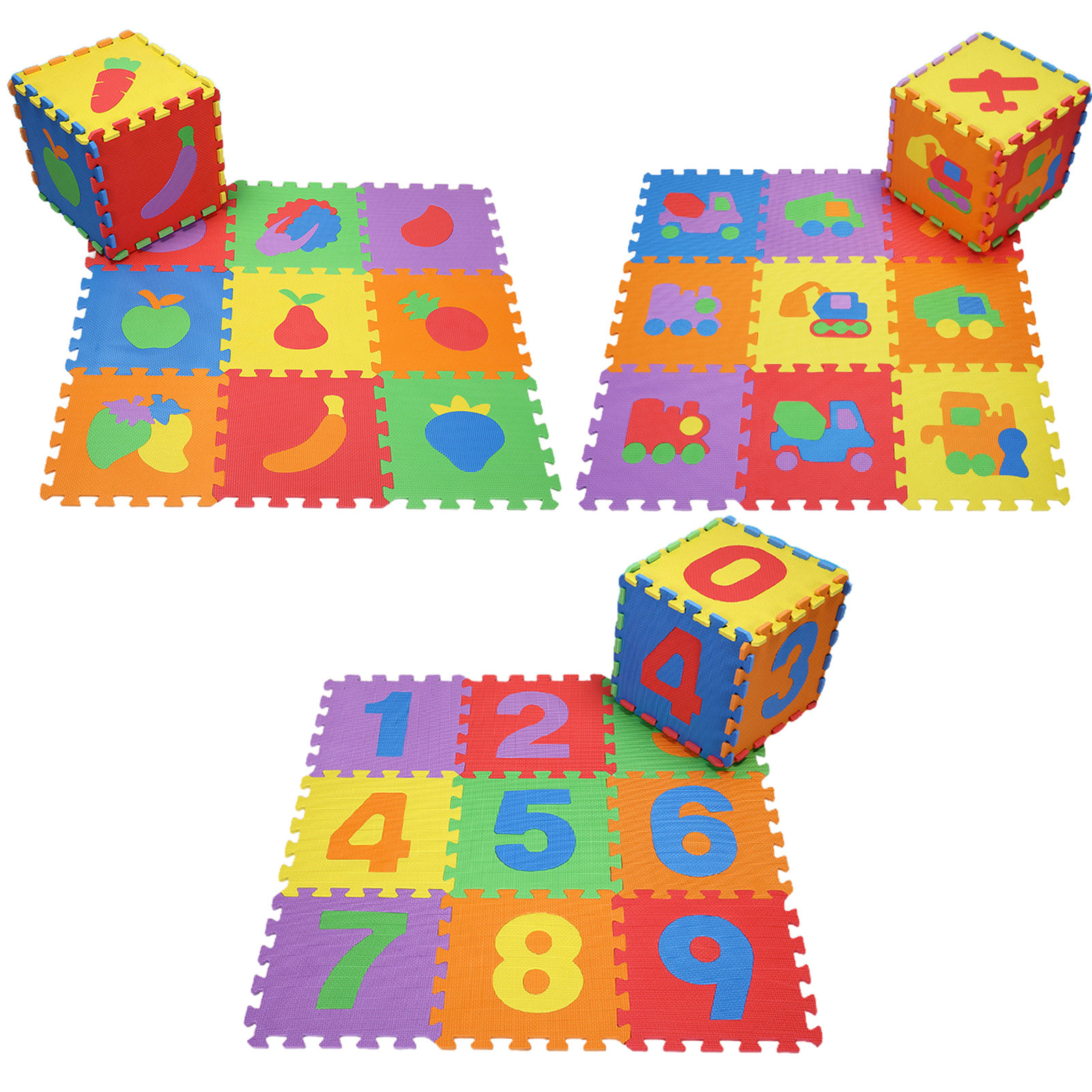 뜨거운 10 Pcs 어린이 미니 EVA 거품 알파벳 문자 숫자 층 소프트 베이비 매트 3D 퍼즐 키즈 교육 완구